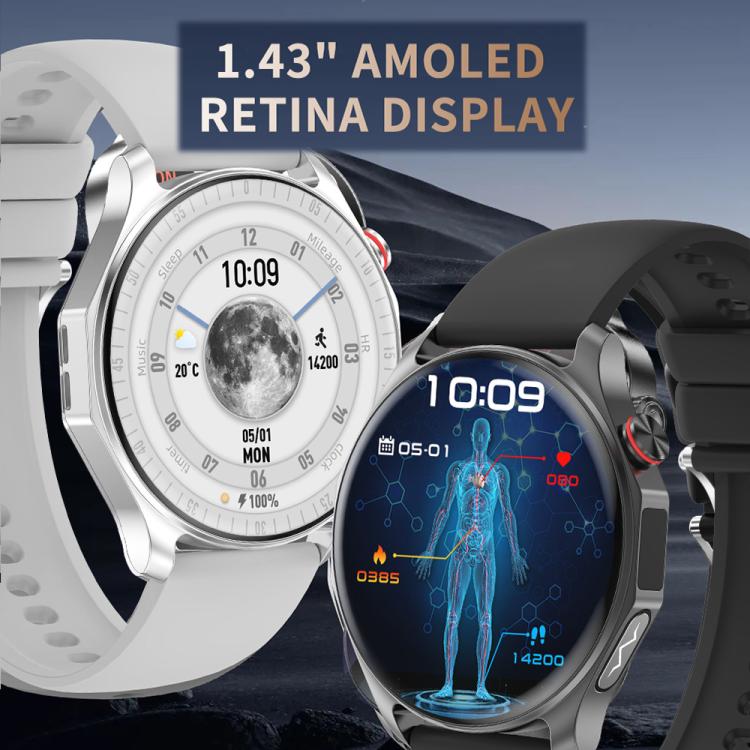 QS25 1.43-inch IPS Display Smart Sports Watch Supports Bluetooth Calling & Health Management