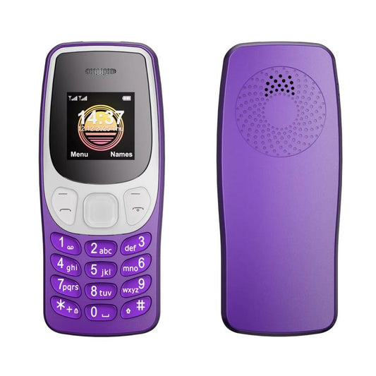 BM80 2G Mini Mobile Phone, 0.85 inch Hands Free Bluetooth Dialer Headphone, Voice Change, MP3 Music, Dual SIM, Network: 2G