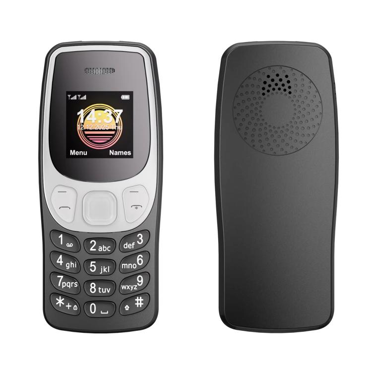 BM80 2G Mini Mobile Phone, 0.85 inch Hands Free Bluetooth Dialer Headphone, Voice Change, MP3 Music, Dual SIM, Network: 2G