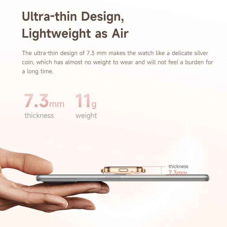 QS06 1.75 inch Square Screen Ultra-Thin Smart Calling Watch, Support Health Monitoring, Gold Silicone Strap, Pink Silicone Strap, Starlight Silicone Strap, Dark Gray Silicone Strap, Dark Gray Steel Strap, Gold Steel Strap