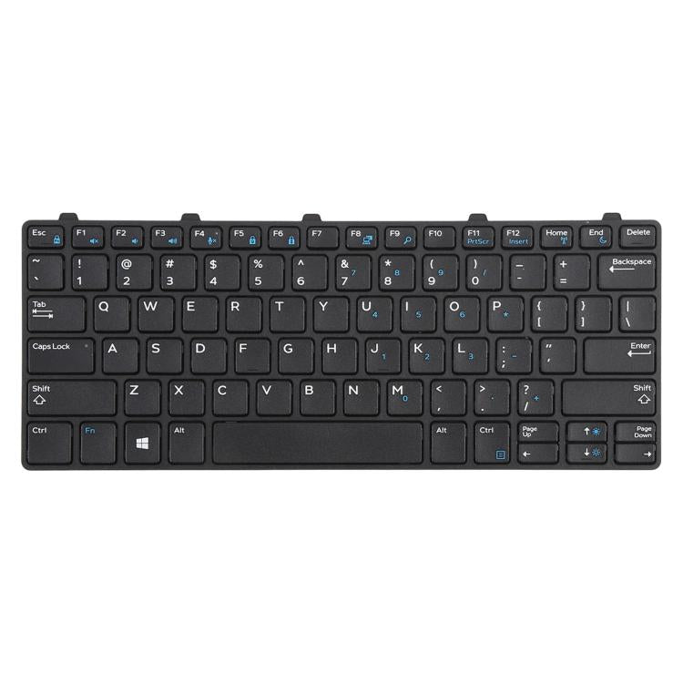For Dell Latitude 13 3380 3180 3189 3190 343NN 0343NN US Version Laptop Keyboard, Not Compatible with Chromebook 11 3180 3189, For Dell Latitude 13 3380(Black)