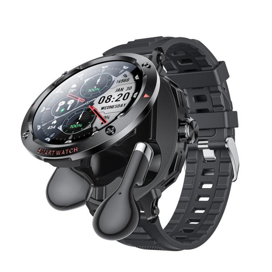 Yesido IO50 Smart Watch with TWS Earbuds, 2-in-1 Bluetooth-Compatible Smartwatch with Charging Box, 1.46 inch HD Display, NFC