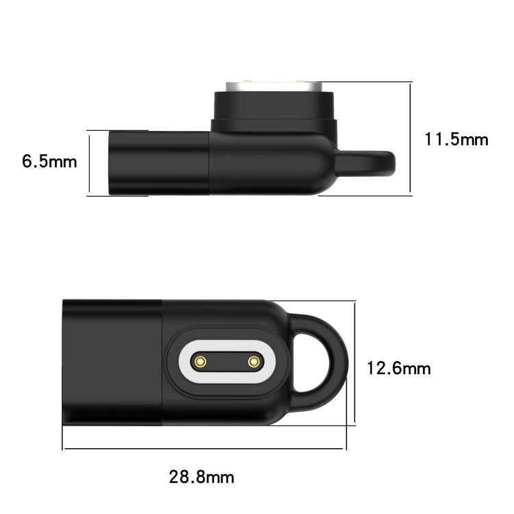 USB-C / Type-C Port Smart Watch Charging Adapter, For Imoo Watch Phone Z11 / Z10 / Z9