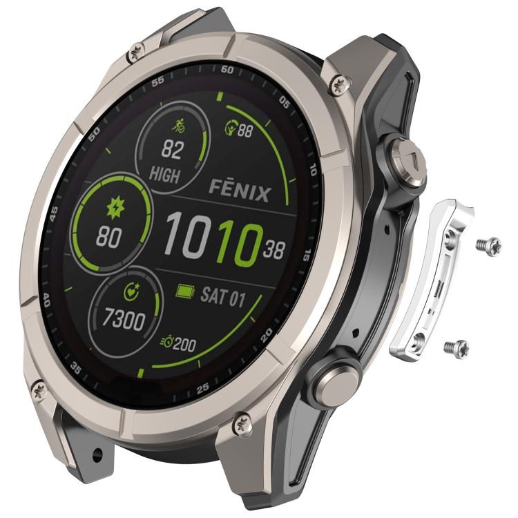 Smart Watch Metal Anti-Collision Strip Full Edge Protection Bumper, For Garmin 51mm Size, For Garmin 47mm Size