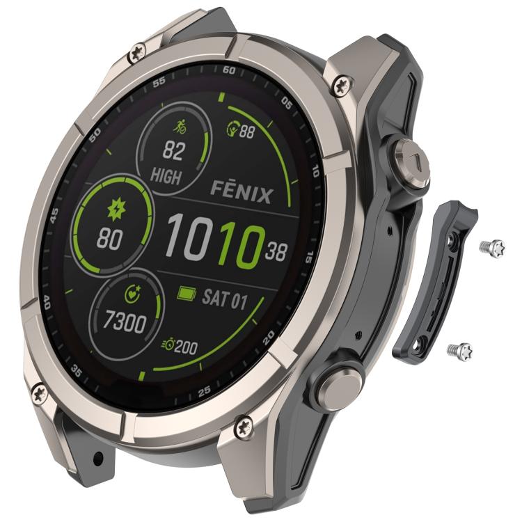 Smart Watch Metal Anti-Collision Strip Full Edge Protection Bumper, For Garmin 47mm Size, For Garmin 51mm Size