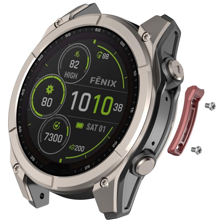 Smart Watch Metal Anti-Collision Strip Full Edge Protection Bumper, For Garmin 51mm Size, For Garmin 47mm Size