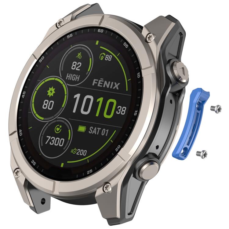 Smart Watch Metal Anti-Collision Strip Full Edge Protection Bumper, For Garmin 51mm Size, For Garmin 47mm Size