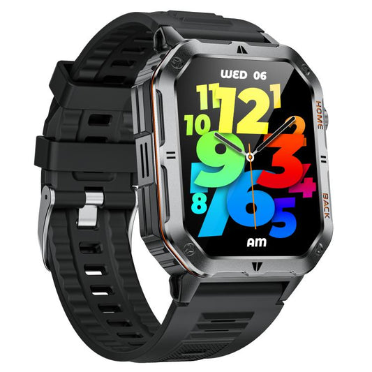 MT62 2.01-inch IPS Display Outdoor Adventures Smart Watch with 1000mAh Battery & Flashlight