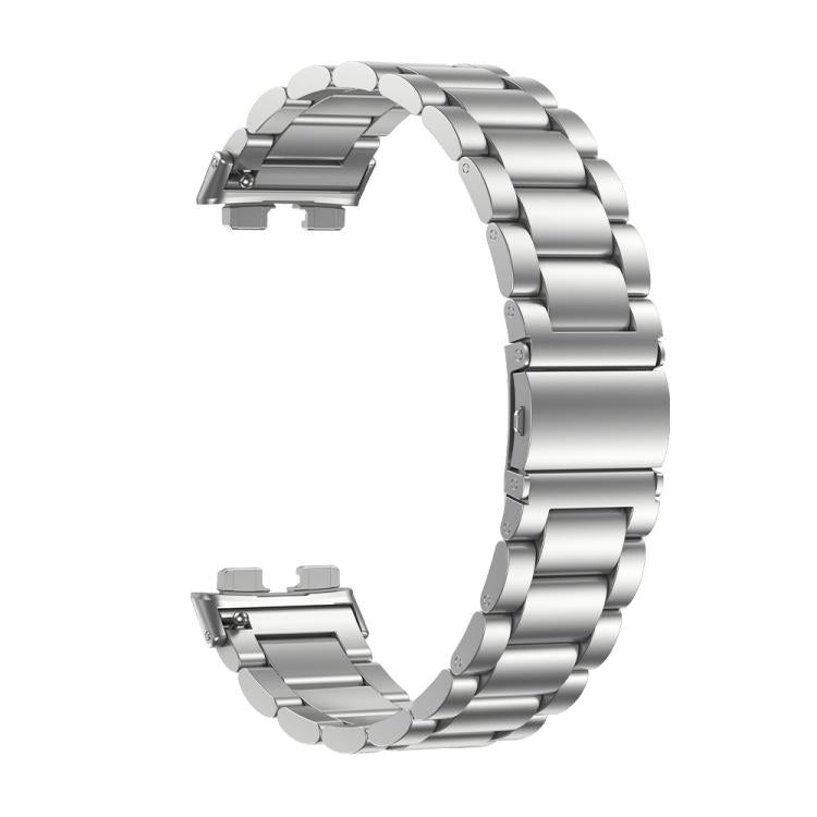 Three Beads Flat Buckle Titanium Alloy Watch Band, For Huawei Band 11 / Band 11 Pro