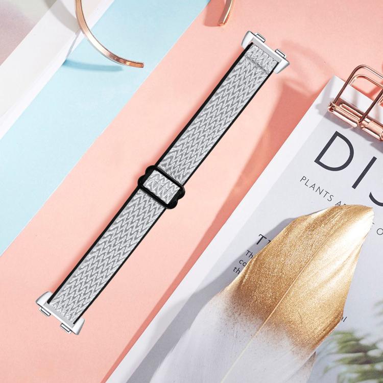 Buckle Wave Braided Nylon Watch Band, For Huawei Band 11 / Band 11 Pro