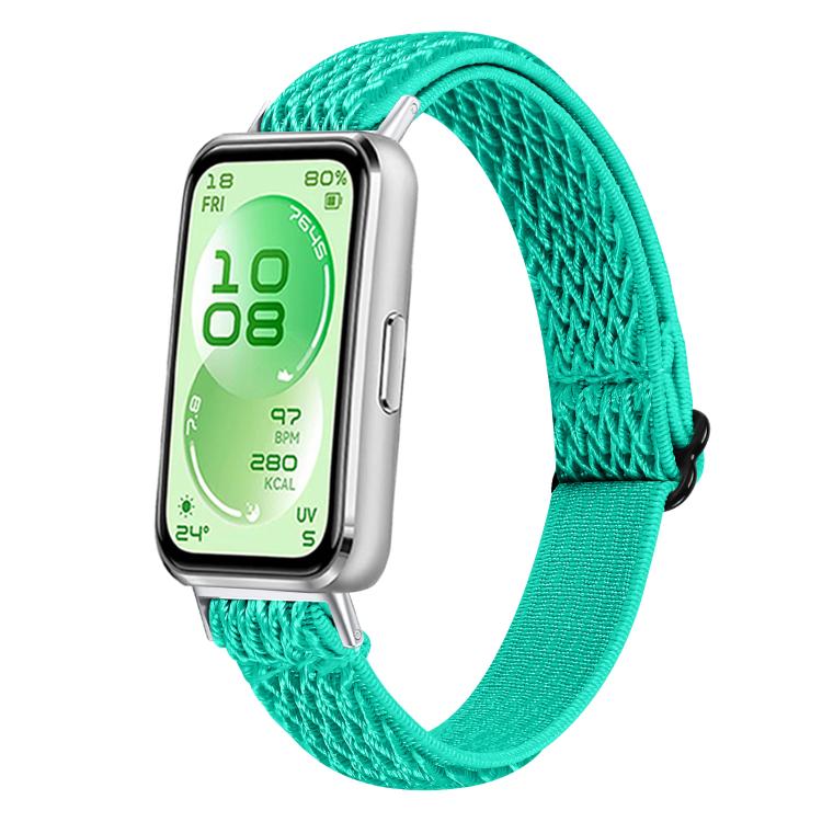 Buckle Wave Braided Nylon Watch Band, For Huawei Band 11 / Band 11 Pro