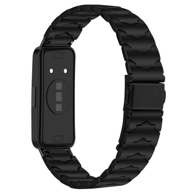 Batman Textured Folding Buckle Stainless Steel Watch Band, For Huawei Band 11 / Band 11 Pro