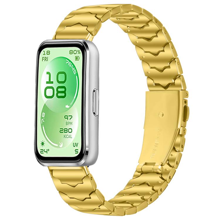 Batman Textured Folding Buckle Stainless Steel Watch Band, For Huawei Band 11 / Band 11 Pro