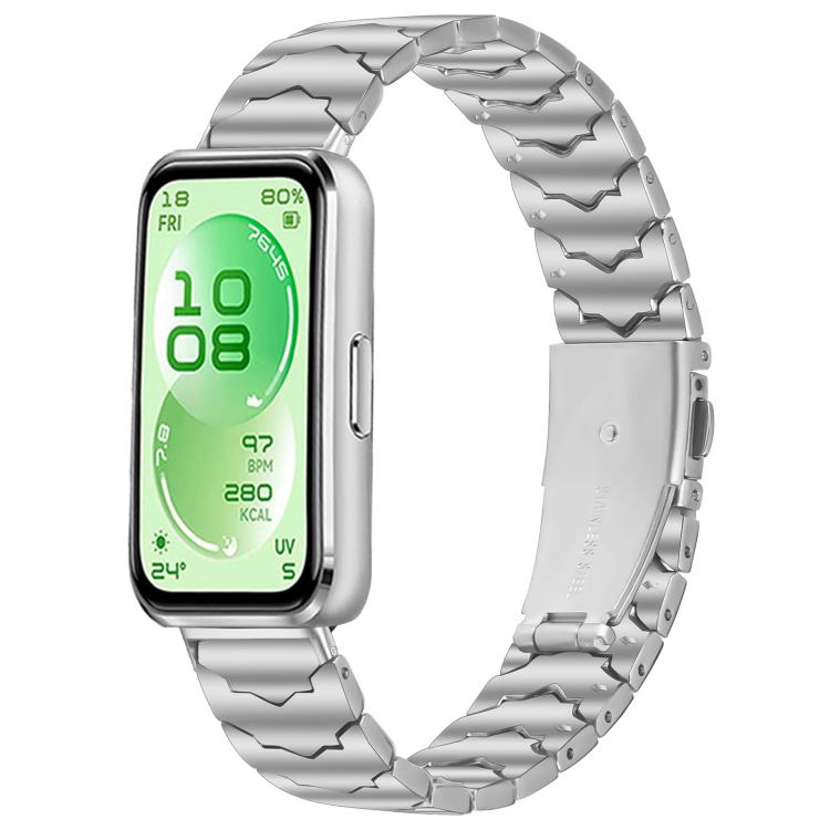 Batman Textured Folding Buckle Stainless Steel Watch Band, For Huawei Band 11 / Band 11 Pro