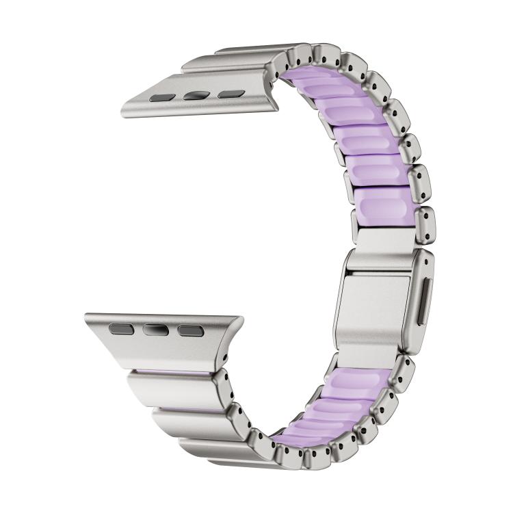 One-bead Waist Stainless Steel Norman Buckle Magnetic Watch Band, For Apple Watch 42mm / 41mm / 40mm / 38mm