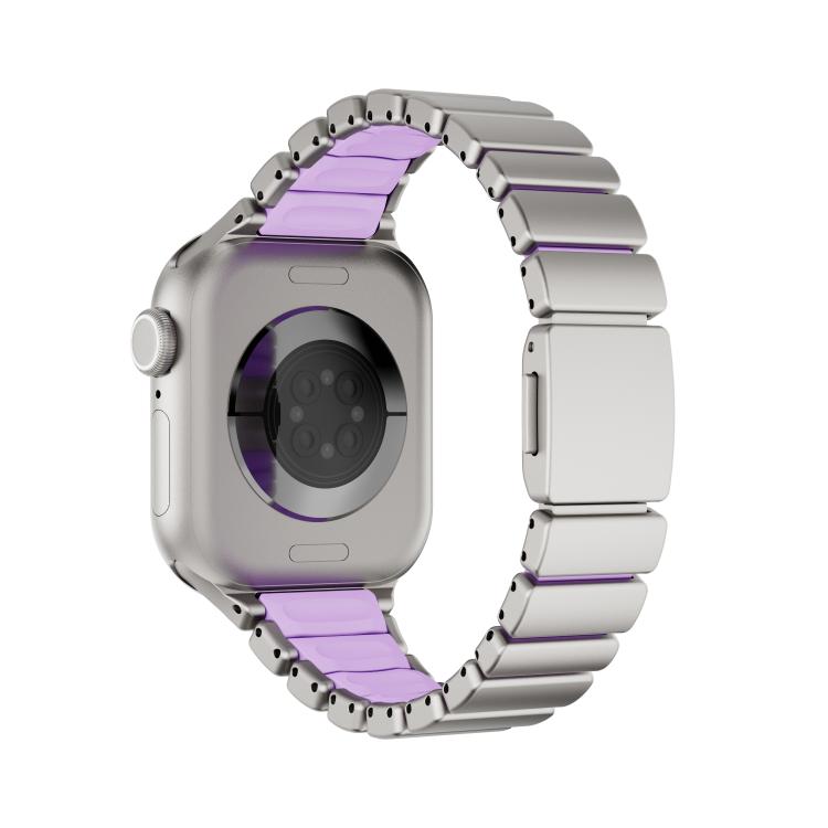 One-bead Waist Stainless Steel Norman Buckle Magnetic Watch Band, For Apple Watch 42mm / 41mm / 40mm / 38mm