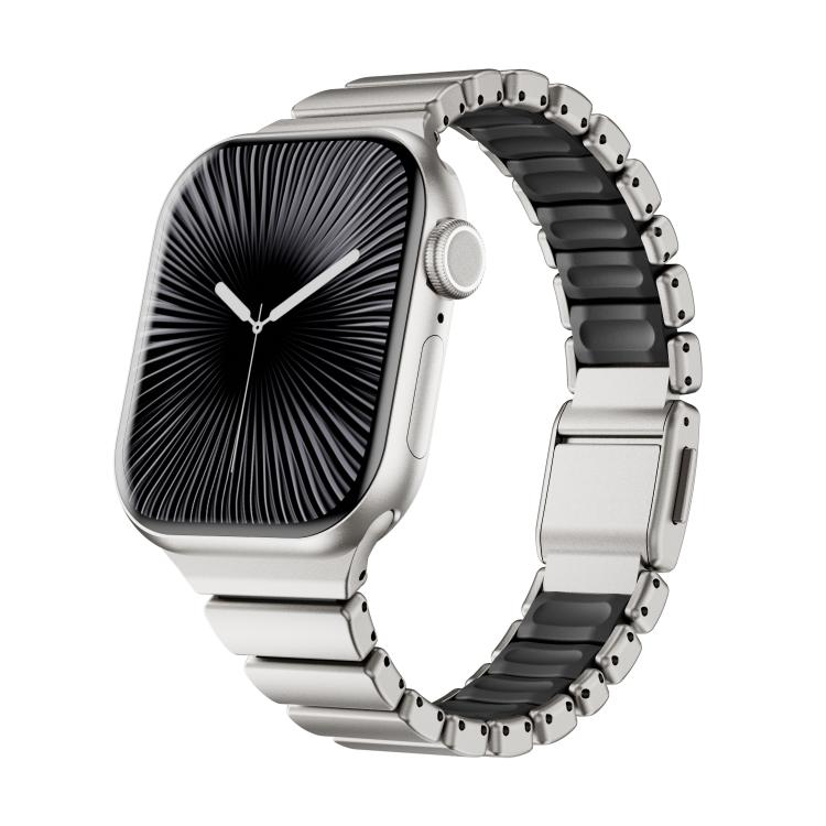 One-bead Waist Stainless Steel Norman Buckle Magnetic Watch Band, For Apple Watch 42mm / 41mm / 40mm / 38mm