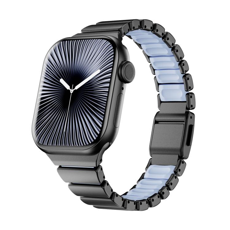 One-bead Waist Stainless Steel Norman Buckle Magnetic Watch Band, For Apple Watch 42mm / 41mm / 40mm / 38mm