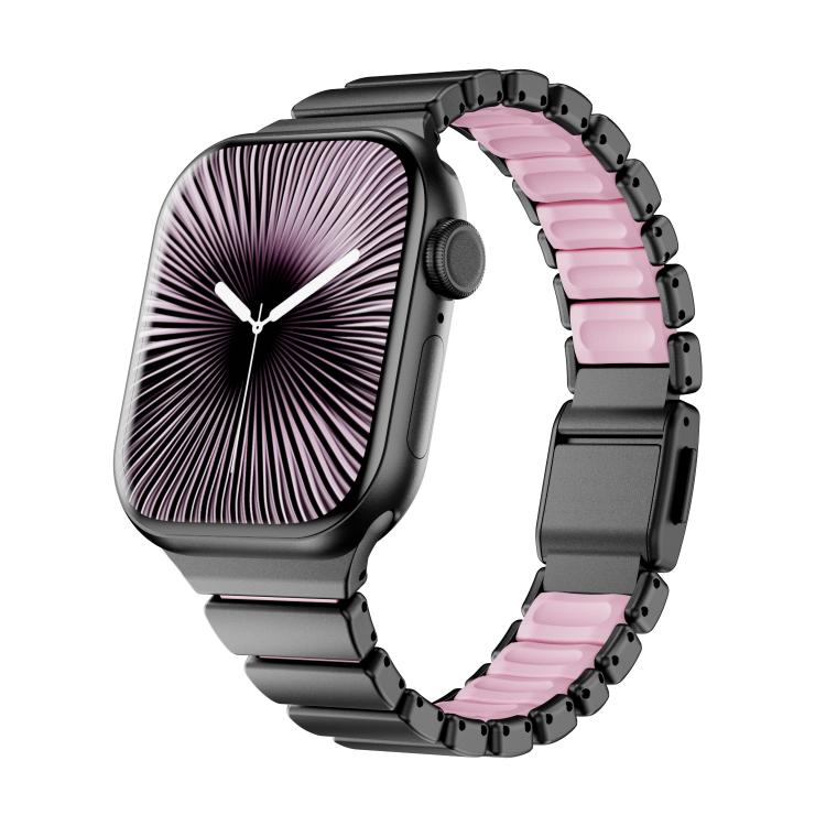 One-bead Waist Stainless Steel Norman Buckle Magnetic Watch Band, For Apple Watch 42mm / 41mm / 40mm / 38mm