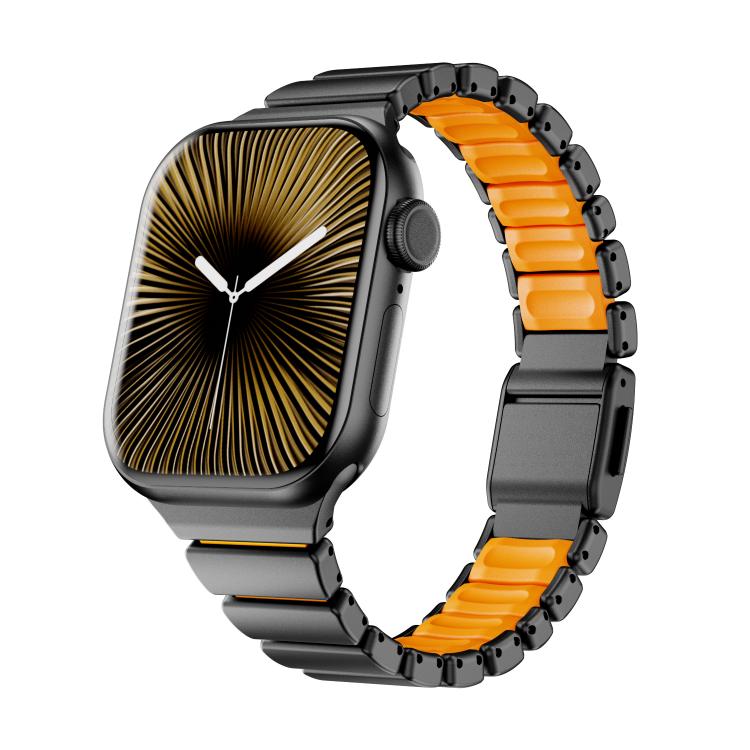 One-bead Waist Stainless Steel Norman Buckle Magnetic Watch Band, For Apple Watch 42mm / 41mm / 40mm / 38mm
