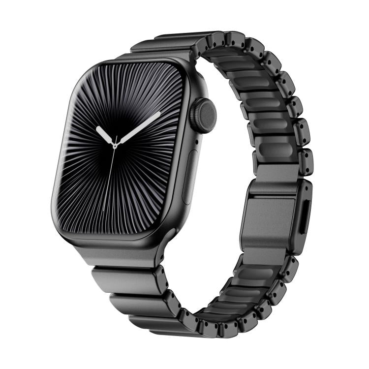 One-bead Waist Stainless Steel Norman Buckle Magnetic Watch Band, For Apple Watch 42mm / 41mm / 40mm / 38mm