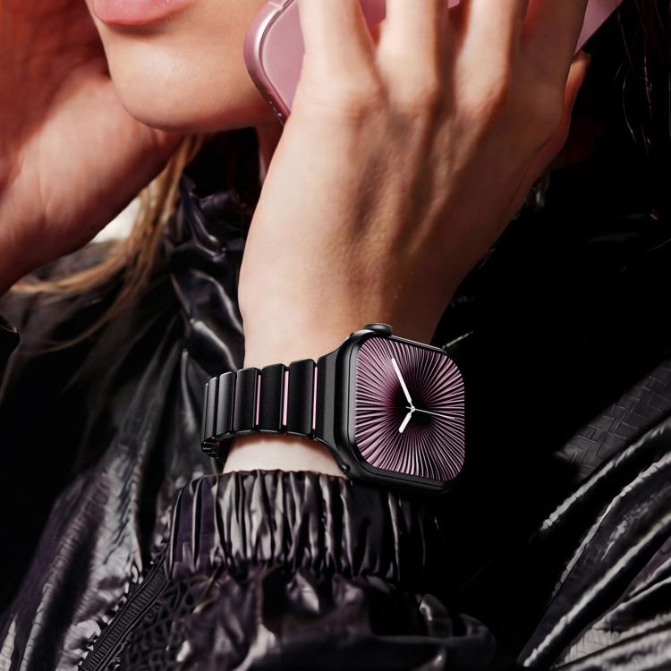 One-bead Waist Stainless Steel Norman Buckle Magnetic Watch Band, For Apple Watch 42mm / 41mm / 40mm / 38mm