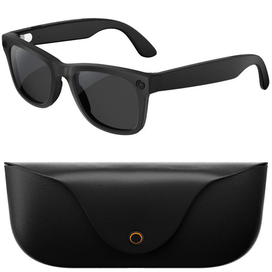MT5 Ultra Smart AI Glasses with 8MP HD Camera, Video Recording WiFi Transmission Al Smart Voice Assistant, Sunglasses, Anti Blue Light Lens