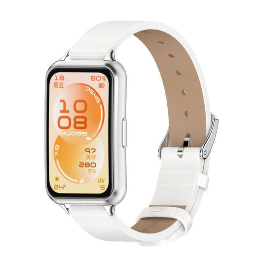 MIJOBS Microfiber Vegan Leather Watch Band, For Huawei Band 11 / Band 11 Pro