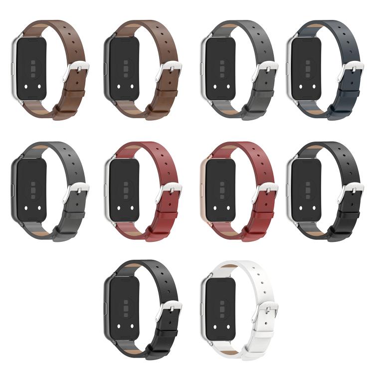 MIJOBS Microfiber Vegan Leather Watch Band, For Huawei Band 11 / Band 11 Pro