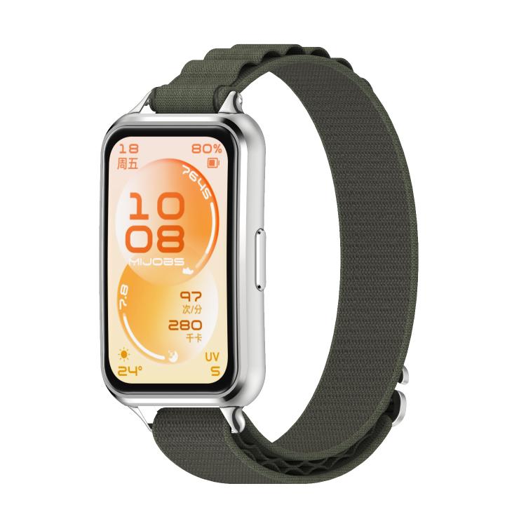 MIJOBS Alpine Nylon Woven Watch Band, For Huawei Band 11 / Band 11 Pro