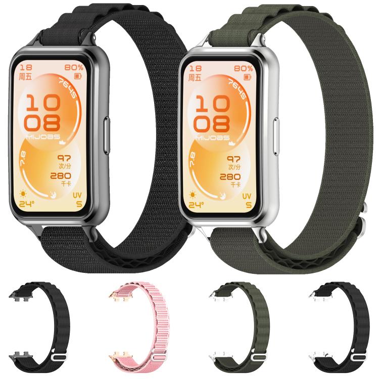 MIJOBS Alpine Nylon Woven Watch Band, For Huawei Band 11 / Band 11 Pro