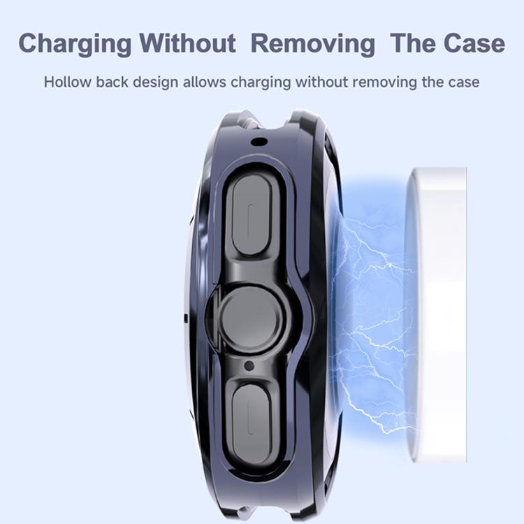 Three Beads Stainless Steel Watch Band with Semi-Enclosed TPU Case and Strap Link Remover Set, For Samsung Galaxy Watch Ultra / Ultra 2025