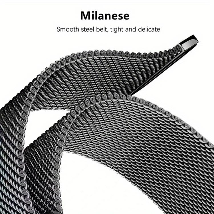 Milanese Stainless Steel Watch Band with Film Integrated PC Case Set, For Samsung Galaxy Watch8 Classic 46mm, For Samsung Galaxy Watch8 44mm, For Samsung Galaxy Watch8 40mm