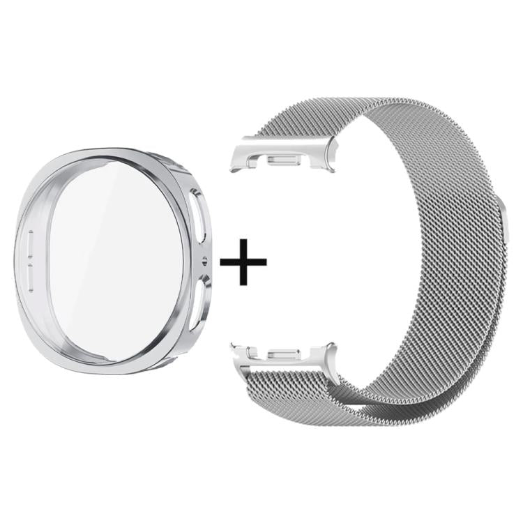 Milanese Stainless Steel Watch Band with Full Coverage TPU Case Set, For Samsung Galaxy Watch8 Classic 46mm, For Samsung Galaxy Watch8 44mm, For Samsung Galaxy Watch8 40mm