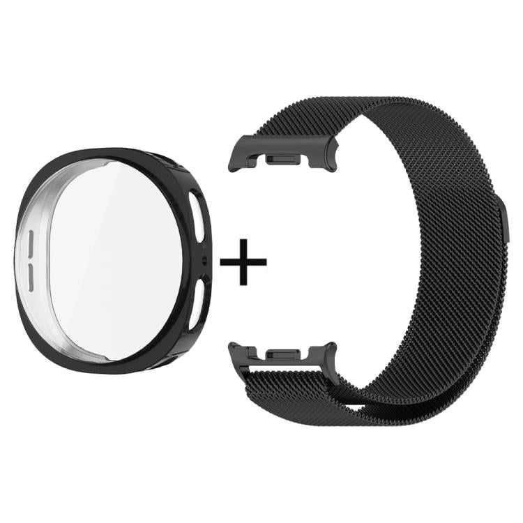 Milanese Stainless Steel Watch Band with Full Coverage TPU Case Set, For Samsung Galaxy Watch8 Classic 46mm, For Samsung Galaxy Watch8 44mm, For Samsung Galaxy Watch8 40mm