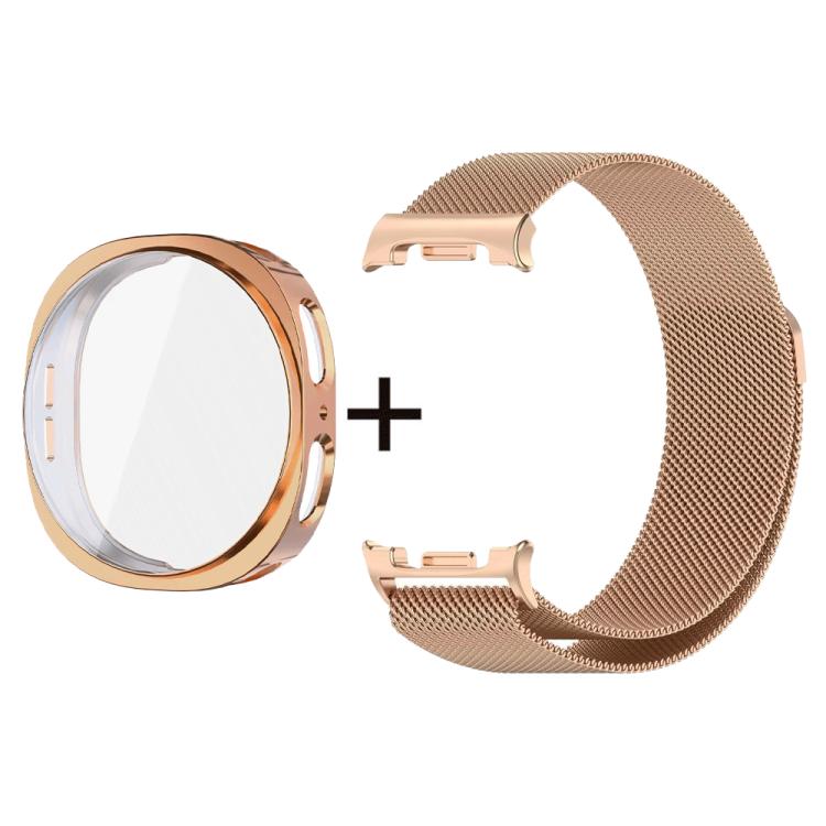 Milanese Stainless Steel Watch Band with Full Coverage TPU Case Set, For Samsung Galaxy Watch8 Classic 46mm, For Samsung Galaxy Watch8 44mm, For Samsung Galaxy Watch8 40mm