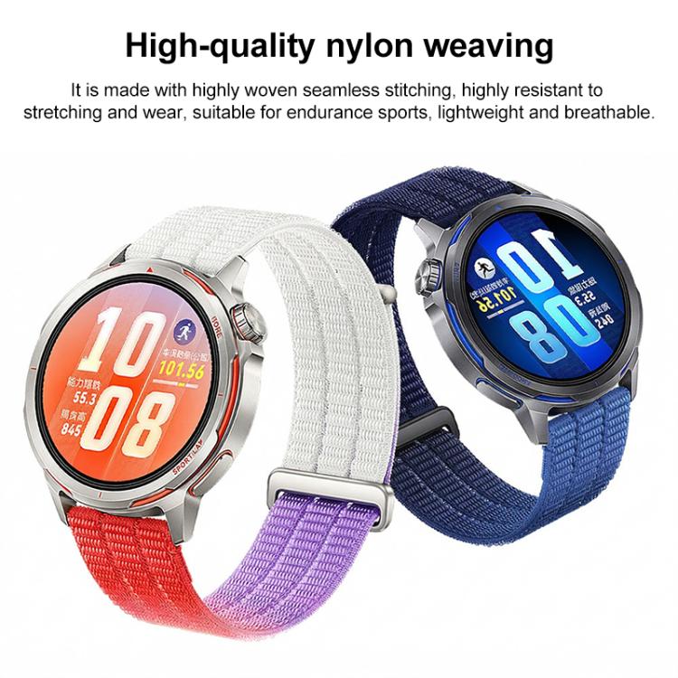 xDfind Double-section Breathable Nylon Watch Band, 18mm, 20mm, 22mm