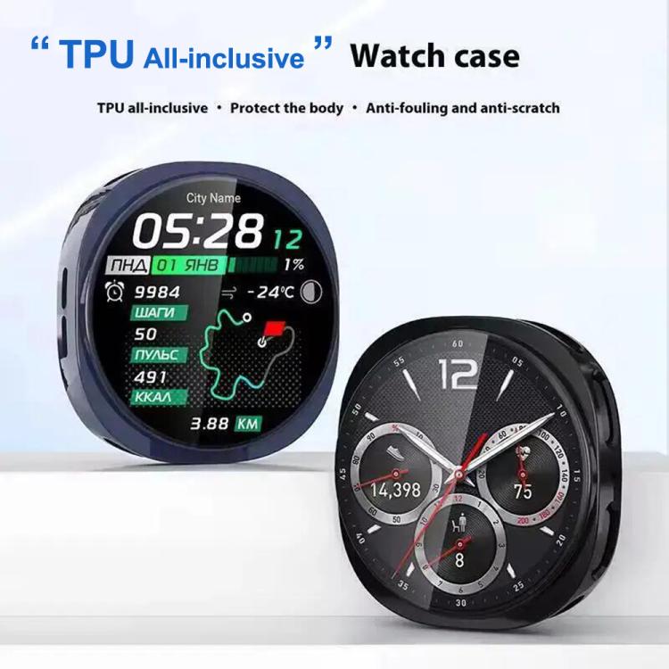 Three Beads Stainless Steel Watch Band with TPU Case Set, For Samsung Galaxy Watch8 Classic 46mm, For Samsung Galaxy Watch8 44mm, For Samsung Galaxy Watch8 40mm