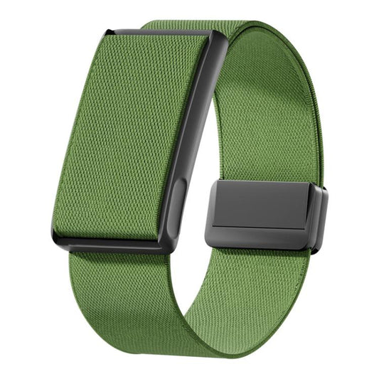 Magnetic Clasp Stretch Nylon Woven Watch Band with Metal Frame, For Amazfit Helio Strap