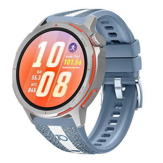 Anniversary Edition Spring Ear Skin Leather Silicone Watch Band, For Huawei Watch Ultimate 2