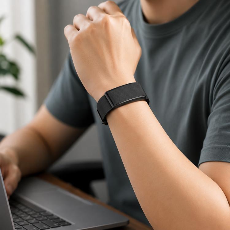 Magnetic Clasp Nylon Loop Watch Band, For Amazfit Helio Strap