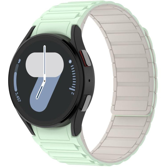 Three Beads Magnetic Silicone Watch Band, For Galaxy Watch 7 / 6 / 5 / 4
