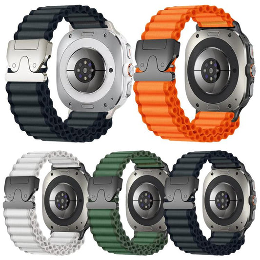 5 Pack xDfind Parachute Buckle Off Road Sport Nylon Watch Band, For Galaxy Watch9 / 8 / 8 Classic