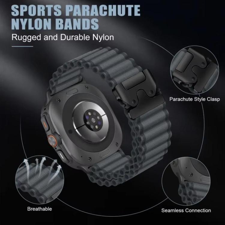 5 Pack xDfind Parachute Buckle Off Road Sport Nylon Watch Band, For Galaxy Watch9 / 8 / 8 Classic