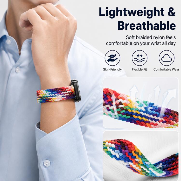 5 Pack xDfind Magnetic Buckle Nylon Braid Loop Watch Band, For Galaxy Watch9 / 8 / 8 Classic