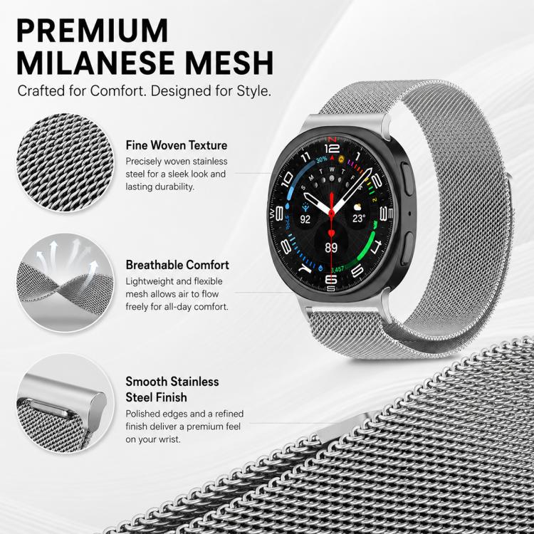 5 Pack xDfind Milanese Magnetic Metal Watch Band, For Galaxy Watch9 / 8 / 8 Classic