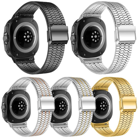 5 Pack xDfind Seven Beads Buckle Stainless Steel Watch Band, For Galaxy Watch9 / 8 / 8 Classic