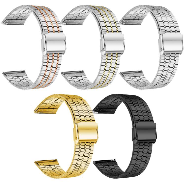 5 Pack xDfind Seven Beads Buckle Stainless Steel Watch Band, For Galaxy Watch9 / 8 / 8 Classic