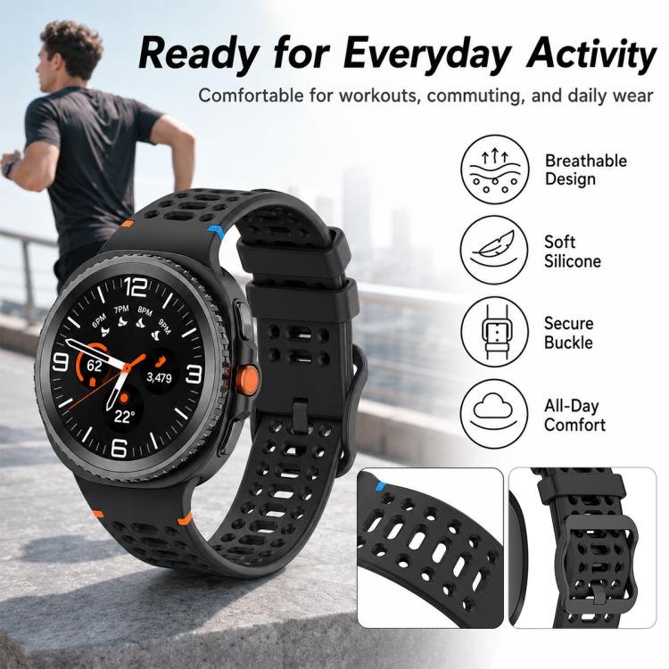5 Pack xDfind Ladder Buckle Silicone Watch Band, For Galaxy Watch9 / 8 / 8 Classic