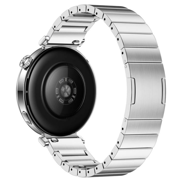One-Bead Butterfly Clasp Sliding Quick Release Stainless Steel Watch Band, 18mm